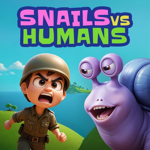 Snails vs Humans Art