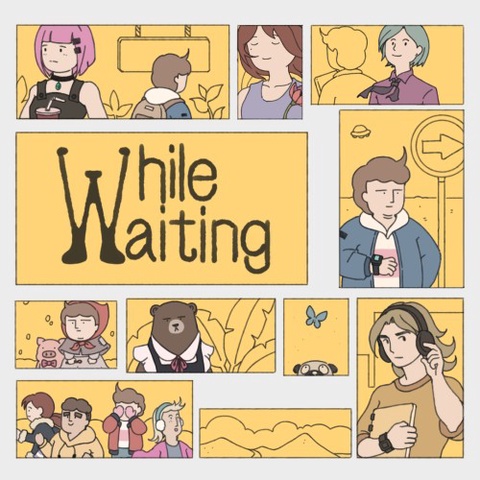 While Waiting Art