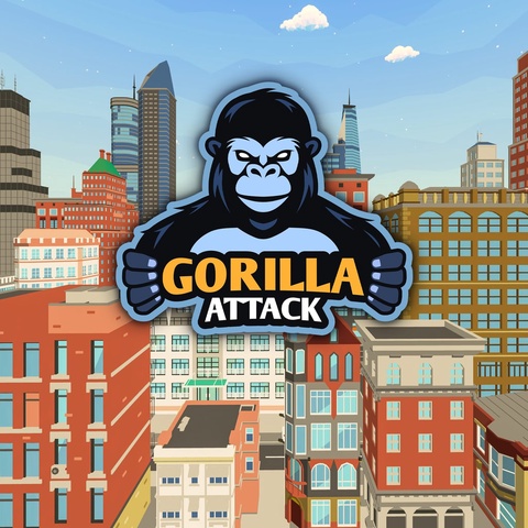 Gorilla Attack Art