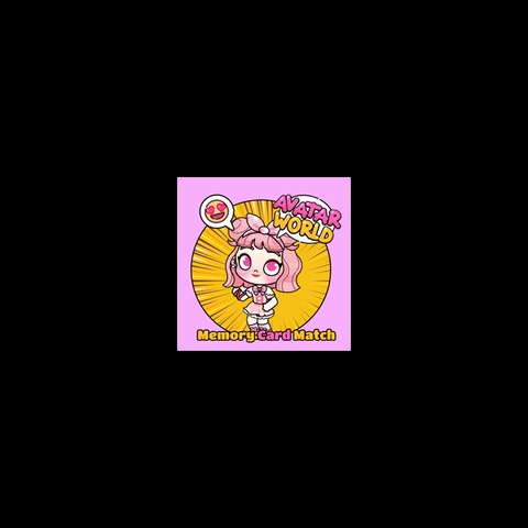 Avatar Girls Memory Card Match Art