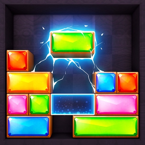 Jewel Drop - Block Slider Art