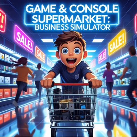 Game & Console Supermarket: Business Simulator Art