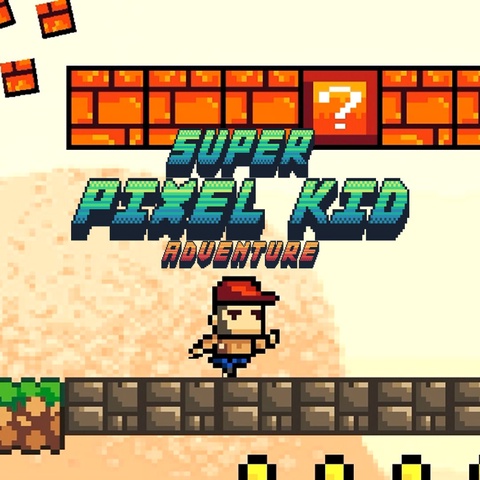 Super Pixel Kid Adventure Art