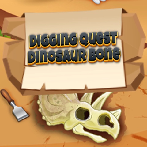 Digging Quest: Dinosaur Bone Art