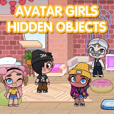 Avatar Girls Hidden Objects World Art