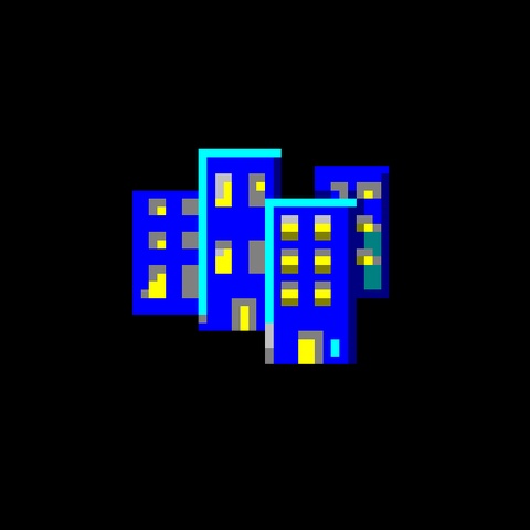 Kurix Falling Shapes Art