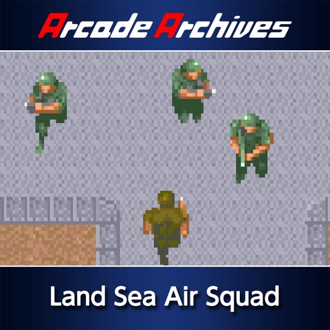 Arcade Archives Land Sea Air Squad Art