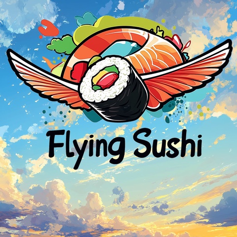 Flying Sushi Art