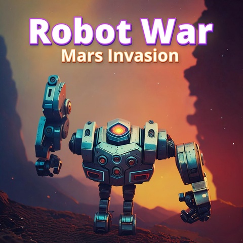 Robot War Mars Invasion Art