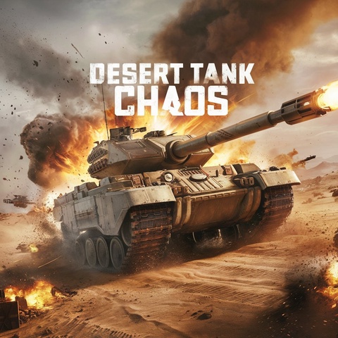 Desert Tank Chaos Art