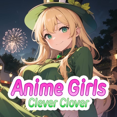 Anime Girls: Clever Clover Art