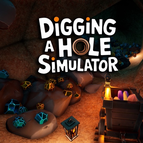 Digging A Hole Simulator Art