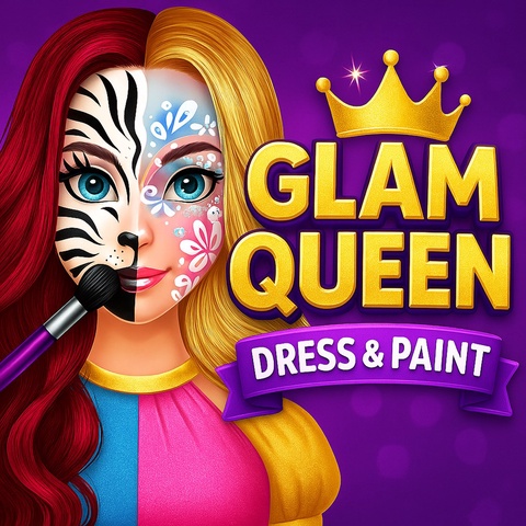 Glam Queen: Dress & Paint Art