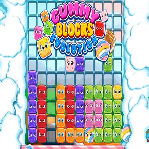 Gummy Blocks Evolution Puzzle Art