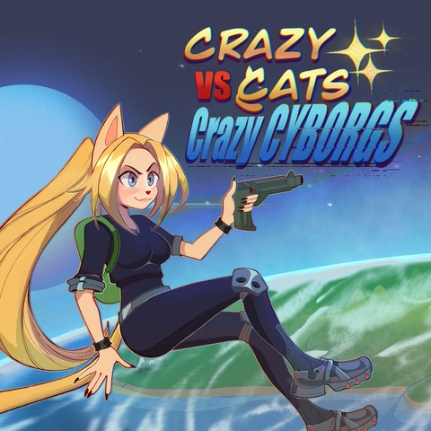 Crazy Cats vs. Crazy Cyborgs Art