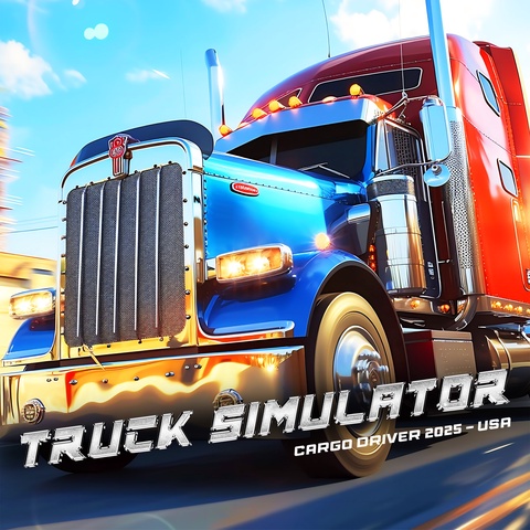 Truck Simulator Cargo Driver 2025 - USA Art