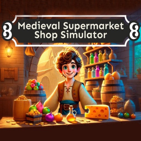 Medieval Supermarket Shop Simulator Art