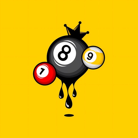 Pool Billiard 8 Ball Challenge Art