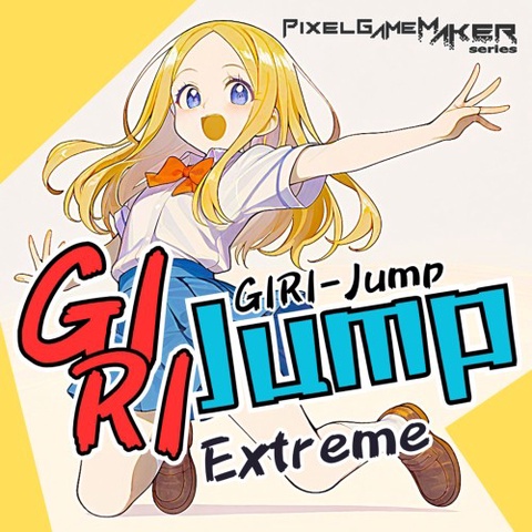 Pixel Game Maker Series GIRI Jump Extreme Art