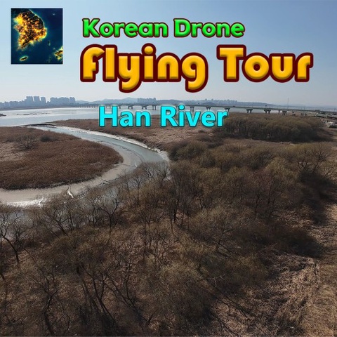 Korean Drone Flying Tour Han River Art