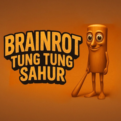 BRAINROT TUNG TUNG SAHUR Art