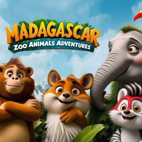 Madagascar: Zoo Animals Adventures Art