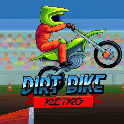 Dirt Bike Retro Art