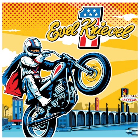 Evel Knievel Art