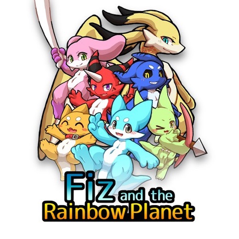 Fiz and the Rainbow Planet Art