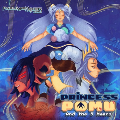 Pixel Game Maker Series Princess Pomu and the 5 Moons Art