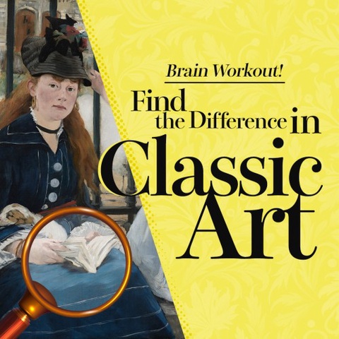 Brain Workout! Find the Difference in Classic Art Art