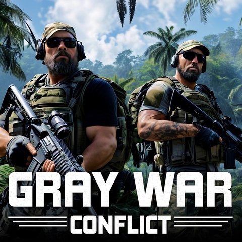 Gray War Conflict Art