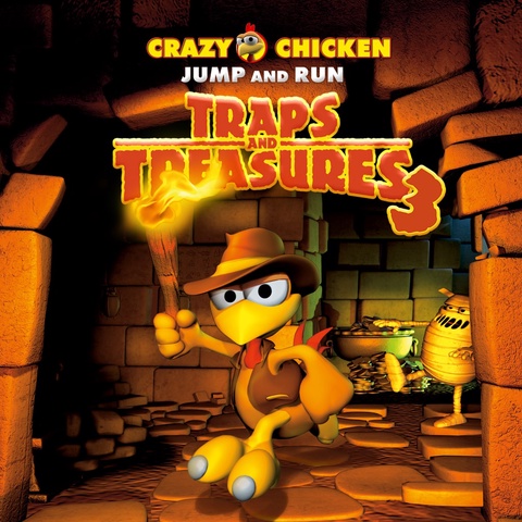 Crazy Chicken – Traps and Treasures 3 Art