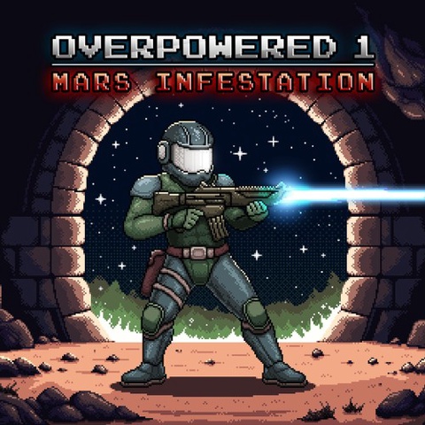 Overpowered 1 - Mars Infestation Art