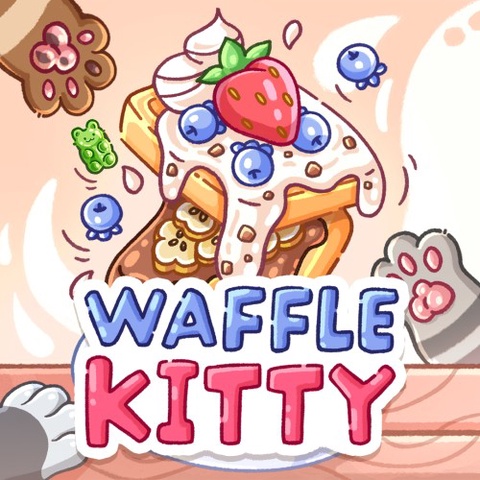 Waffle Kitty Art