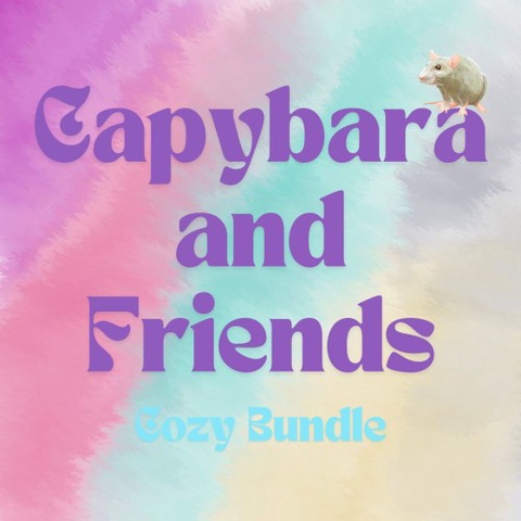 Capybara and Friends Cozy Bundle Art