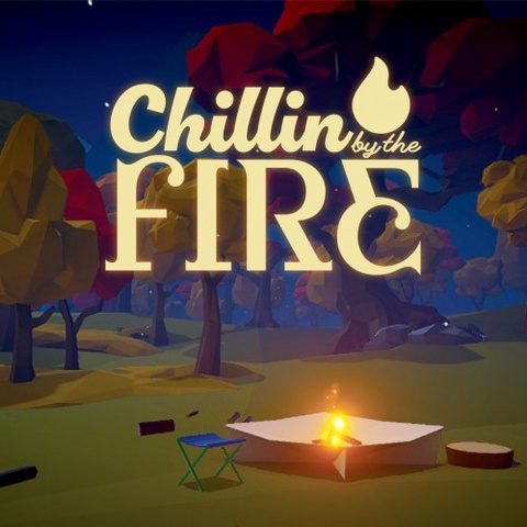 Chillin' by the Fire Art