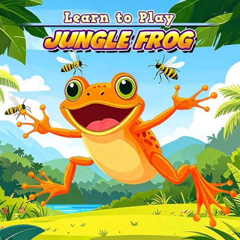 Learn to Play - Jungle Frog Art