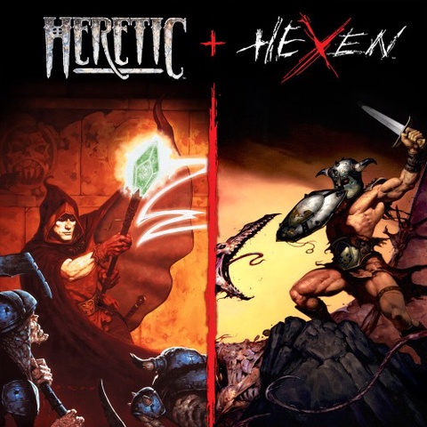 Heretic + Hexen Art