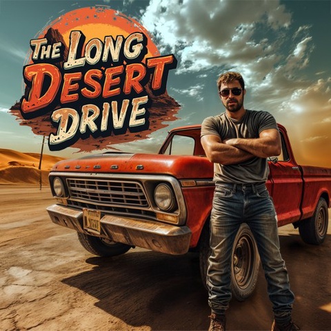 The Long Desert Drive Art
