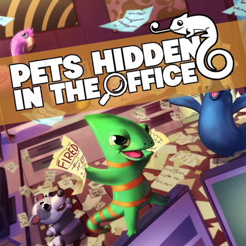 Pets Hidden In The Office Art