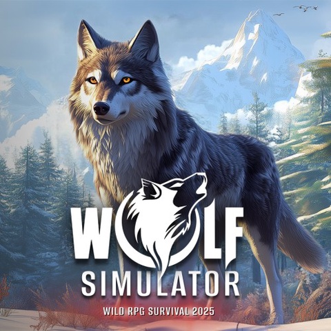 Wolf Simulator 2025: Wild RPG Survival Art