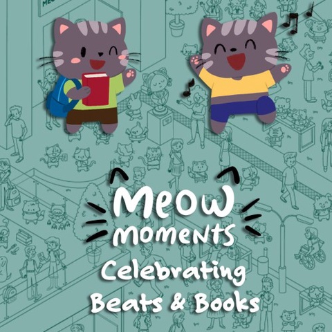 Meow Moments: Celebrating Beats & Books Art