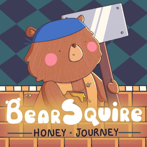 Bear Squire Honey Journey Art