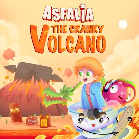 Asfalia: The Cranky Volcano Art