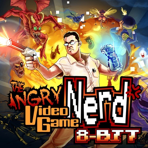 Angry Video Game Nerd 8-bit Art