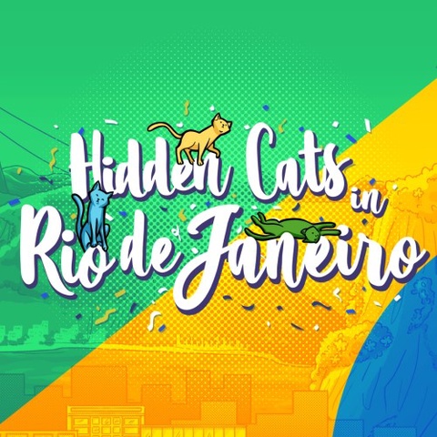  Hidden Cats in Rio de Janeiro Art