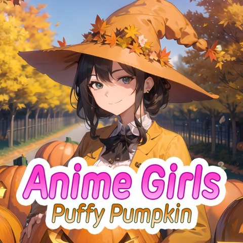 Anime Girls: Puffy Pumpkin Art
