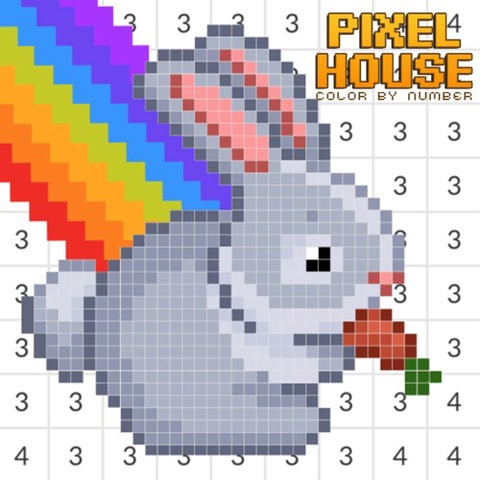 Pixel House Art
