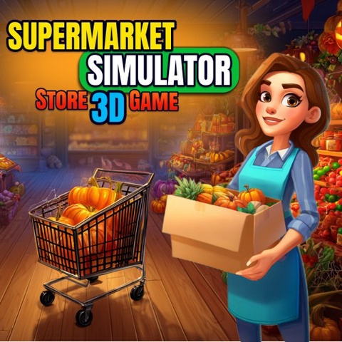 Supermarket Simulator Store Game 3D Art